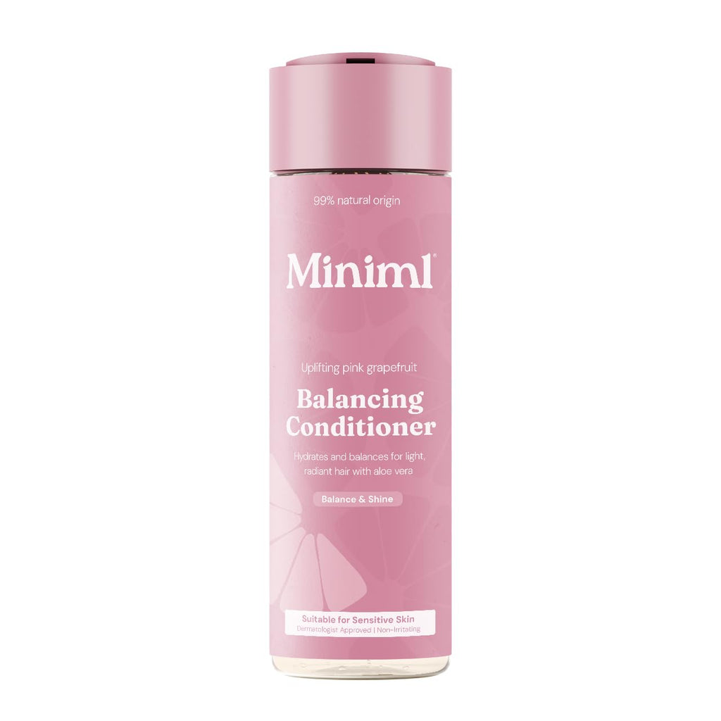 Miniml Natural Hair Conditioner Eco Friendly - Refill Nourishing Coconut Men and Womens Sensitive Scalp & Skin Cruelty Free Vegan Formula - For Greasy, Curly, Dry Hair, 5L/1L(Pack of 1)