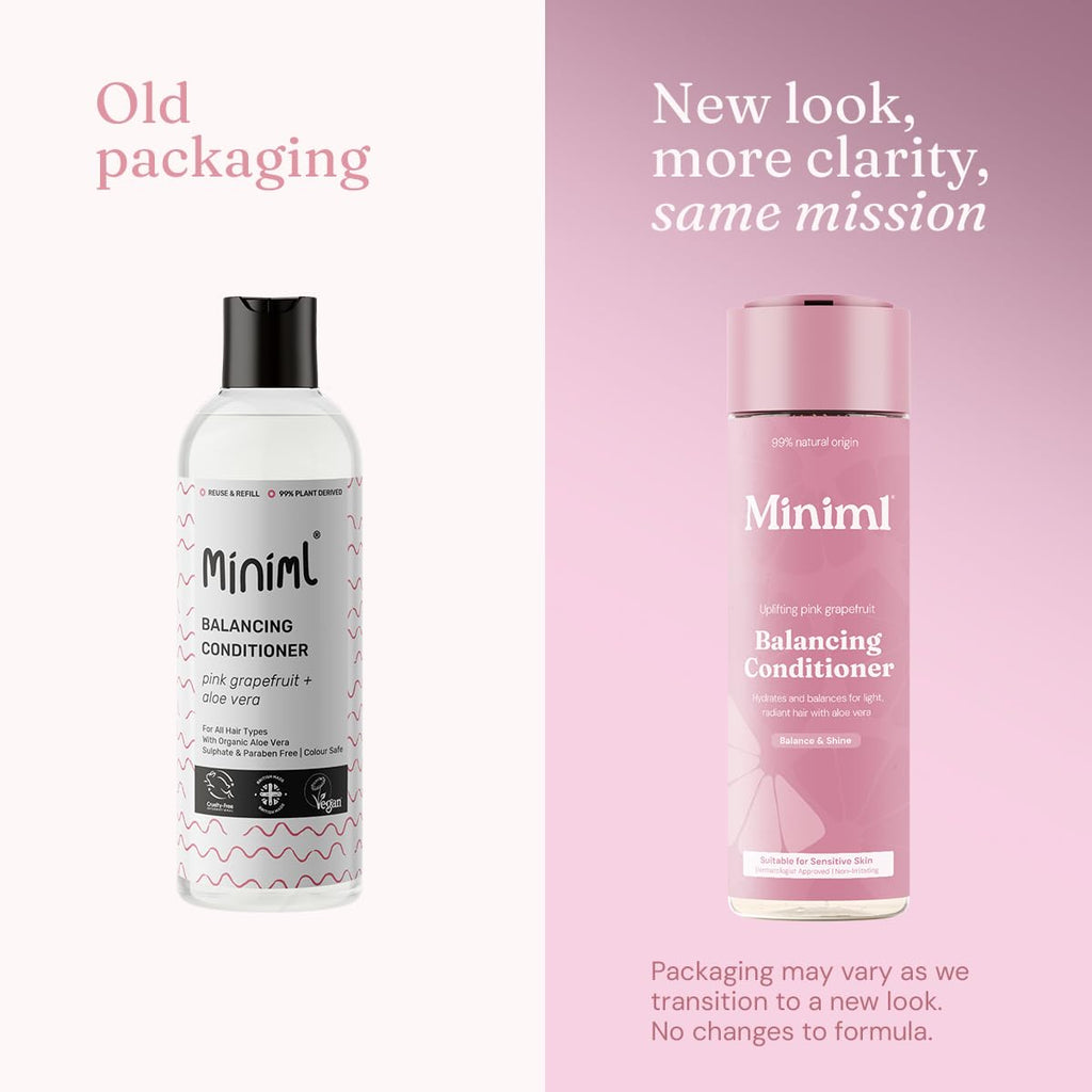 Miniml Natural Hair Conditioner Eco Friendly - Refill Nourishing Coconut Men and Womens Sensitive Scalp & Skin Cruelty Free Vegan Formula - For Greasy, Curly, Dry Hair, 5L (Pack of 1)