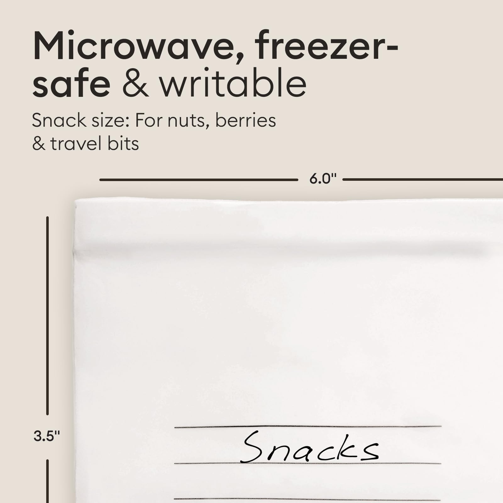 Vove Compostable Storage Bags 160 Count Variety Pack (S/M/L/XL), Plastic-Free Zip Bags for Food Storage and Meal Prep, PFAS-Free and BPI Certified, Freezer Safe Airtight Seal, Plant-Based