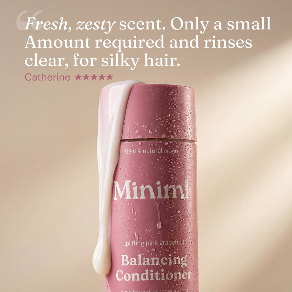 Miniml Natural Hair Conditioner Eco Friendly - Refill Nourishing Coconut Men and Womens Sensitive Scalp & Skin Cruelty Free Vegan Formula - For Greasy, Curly, Dry Hair, 5L (Pack of 1)