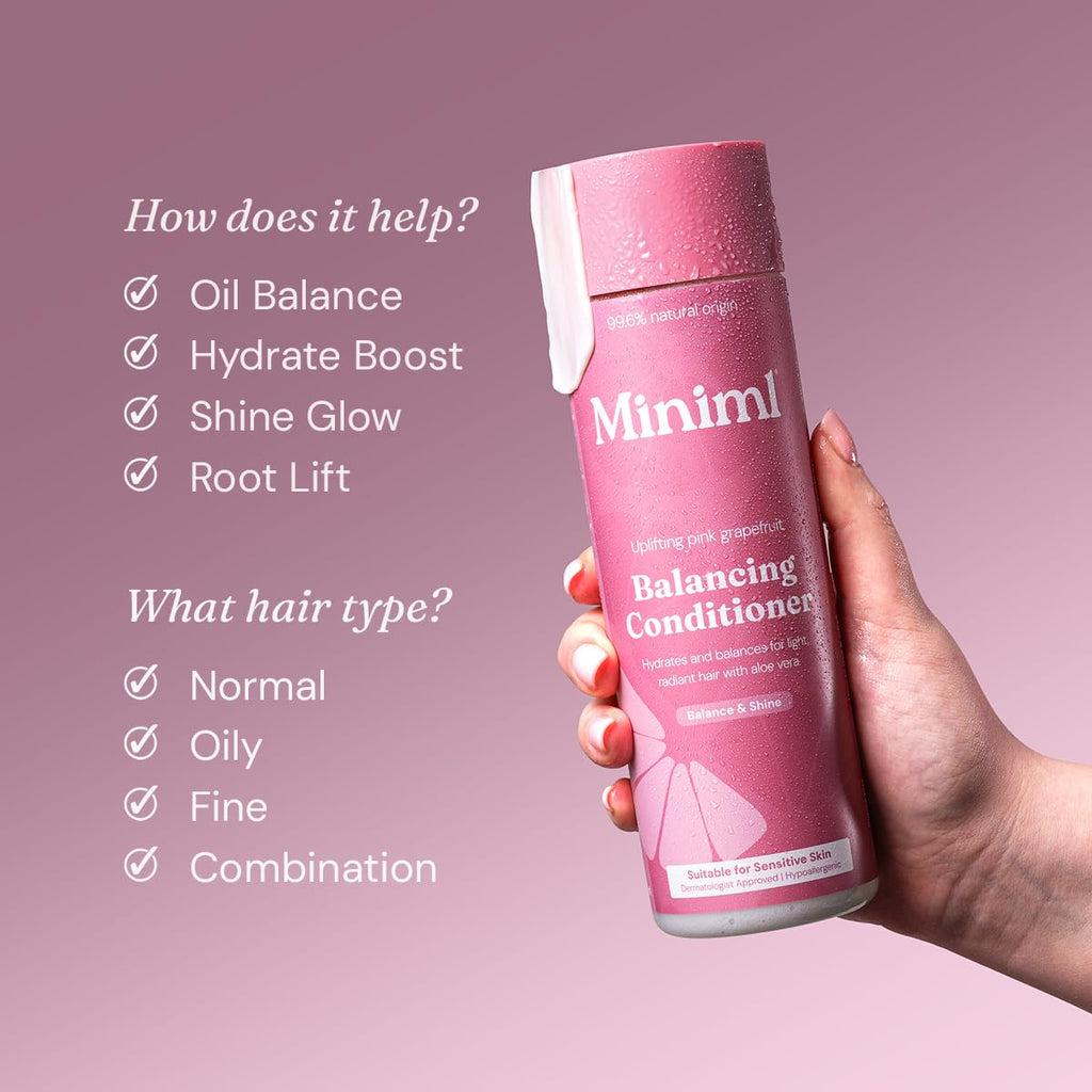 Miniml Natural Hair Conditioner Eco Friendly - Refill Nourishing Coconut Men and Womens Sensitive Scalp & Skin Cruelty Free Vegan Formula - For Greasy, Curly, Dry Hair, 5L (Pack of 1)
