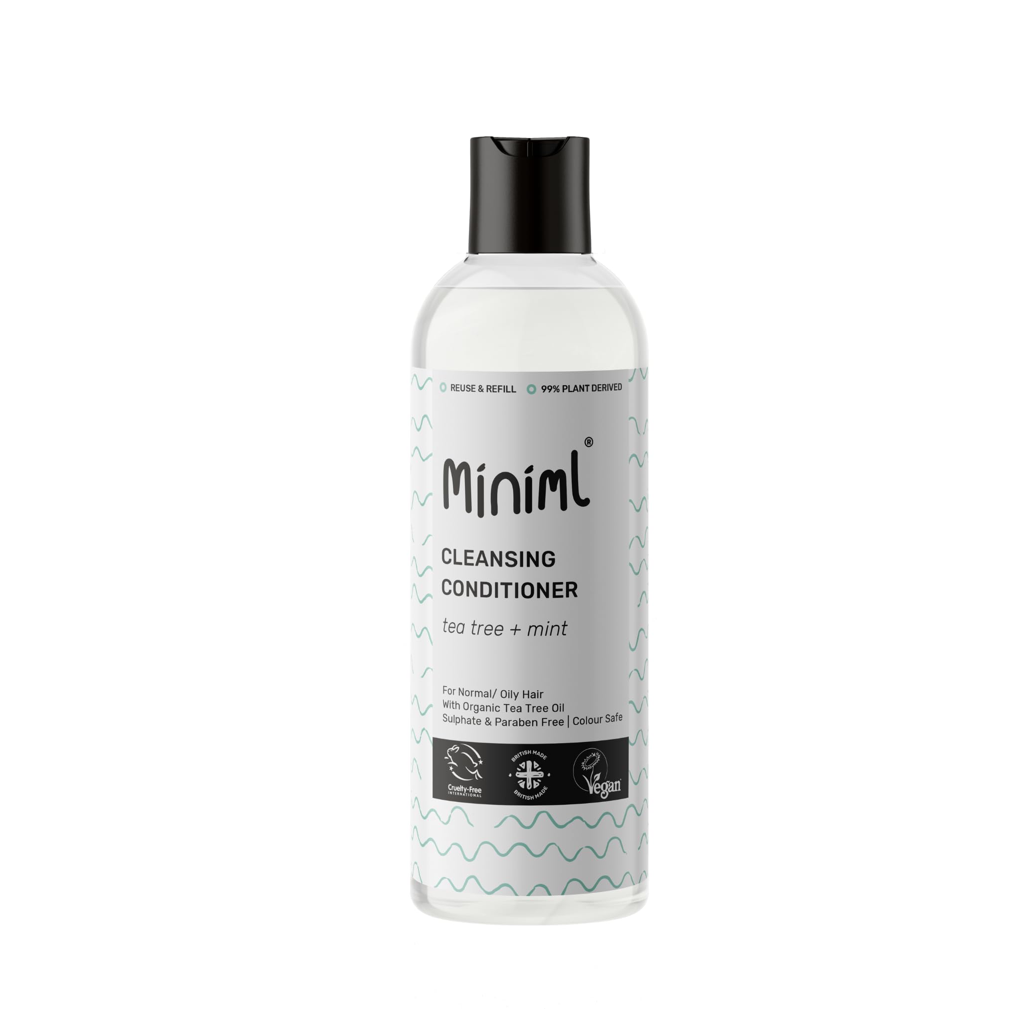 Miniml Natural Hair Conditioner Eco Friendly - Refill Nourishing Coconut Men and Womens Sensitive Scalp & Skin Cruelty Free Vegan Formula - For Greasy, Curly, Dry Hair, 5L (Pack of 1)