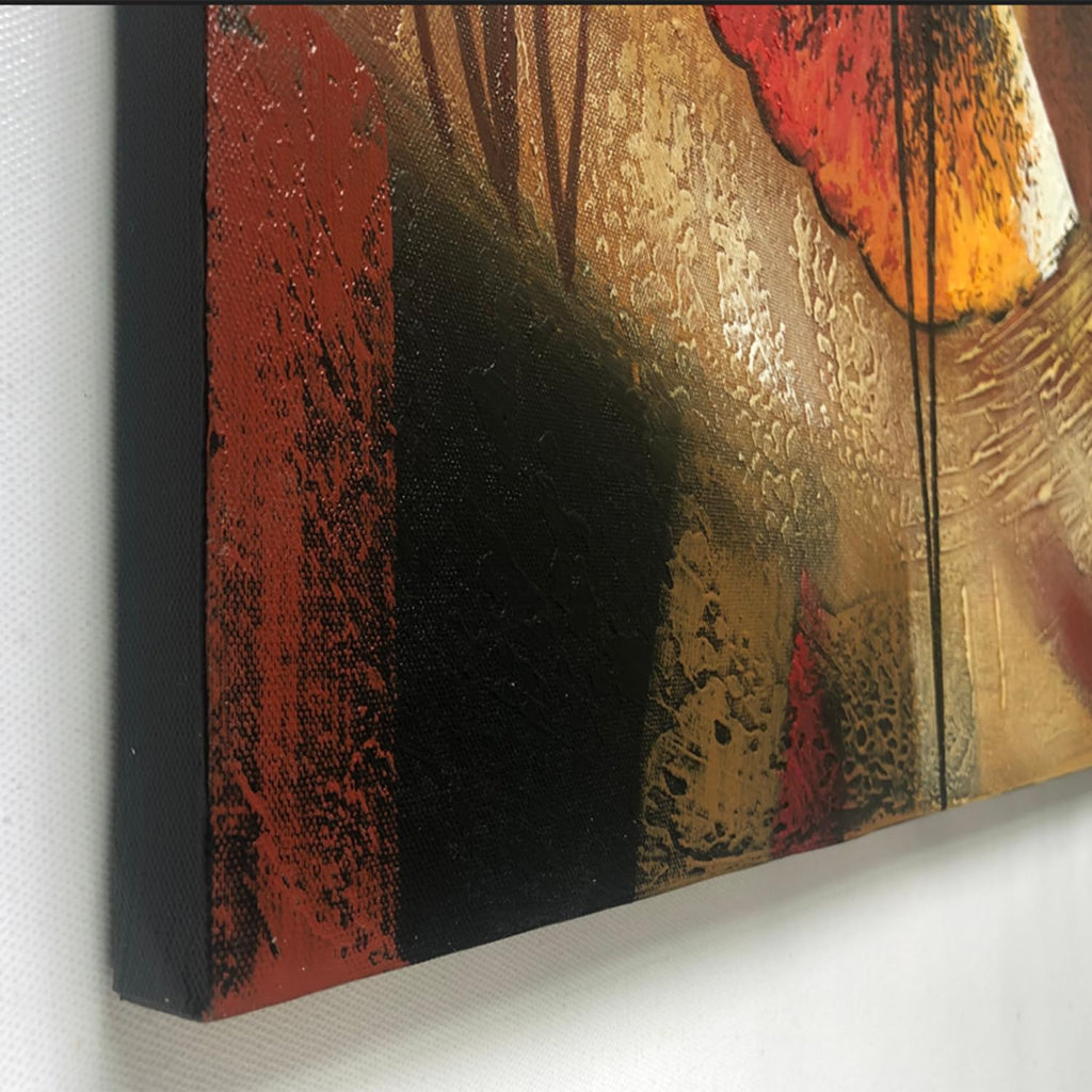 Wieco Art - Ballet Dancers 2 Piece Modern Decorative artwork 100% Hand Painted Contemporary Abstract Oil paintings on Canvas Wall Art Ready to Hang for Home Decoration Wall Decor