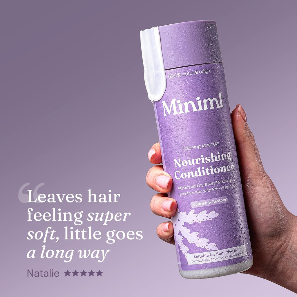 Miniml Natural Hair Conditioner Eco Friendly - Refill Nourishing Coconut Men and Womens Sensitive Scalp & Skin Cruelty Free Vegan Formula - For Greasy, Curly, Dry Hair, 5L (Pack of 1)
