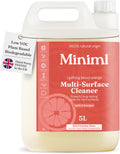 Miniml Eco Multi Surface Cleaner General Purpose Spray 5L Refill – Blood Orange Scented for Cleaning All Surfaces Floors Walls Glass Kitchen Bathroom - Natural Plant Based Vegan Formula & Cruelty Free