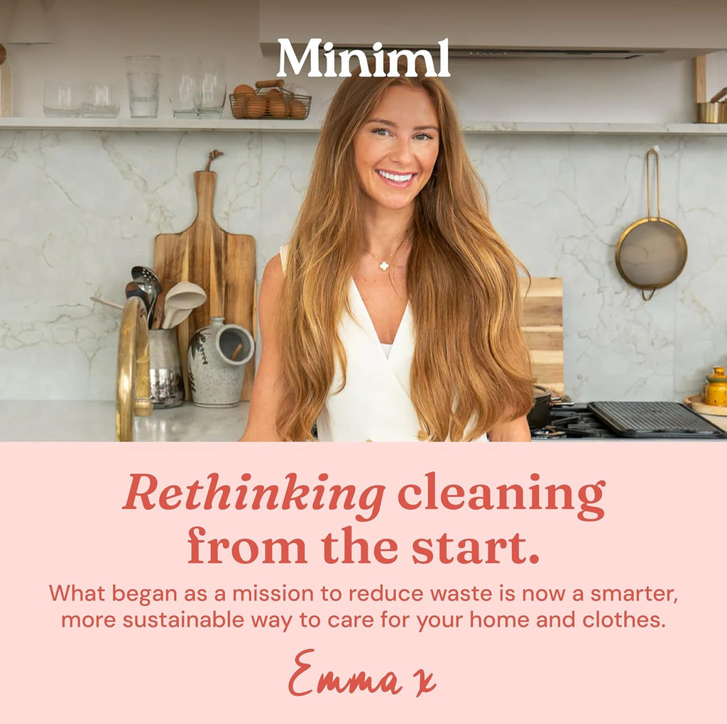 Miniml Eco Multi Surface Cleaner General Purpose Spray 5L Refill – Blood Orange Scented for Cleaning All Surfaces Floors Walls Glass Kitchen Bathroom - Natural Plant Based Vegan Formula & Cruelty Free