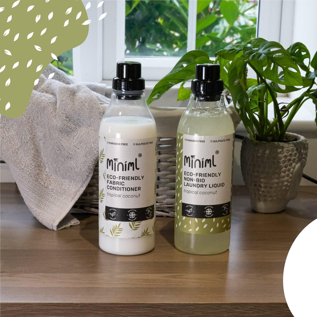 Miniml Natural Fabric Softener & Conditioner 5L Refill - Pink Dragonfruit & Orchid Scented All Natural Fabric Softener for Sensitive Skin - 100% Vegan & Cruelty Free (250 Washes)