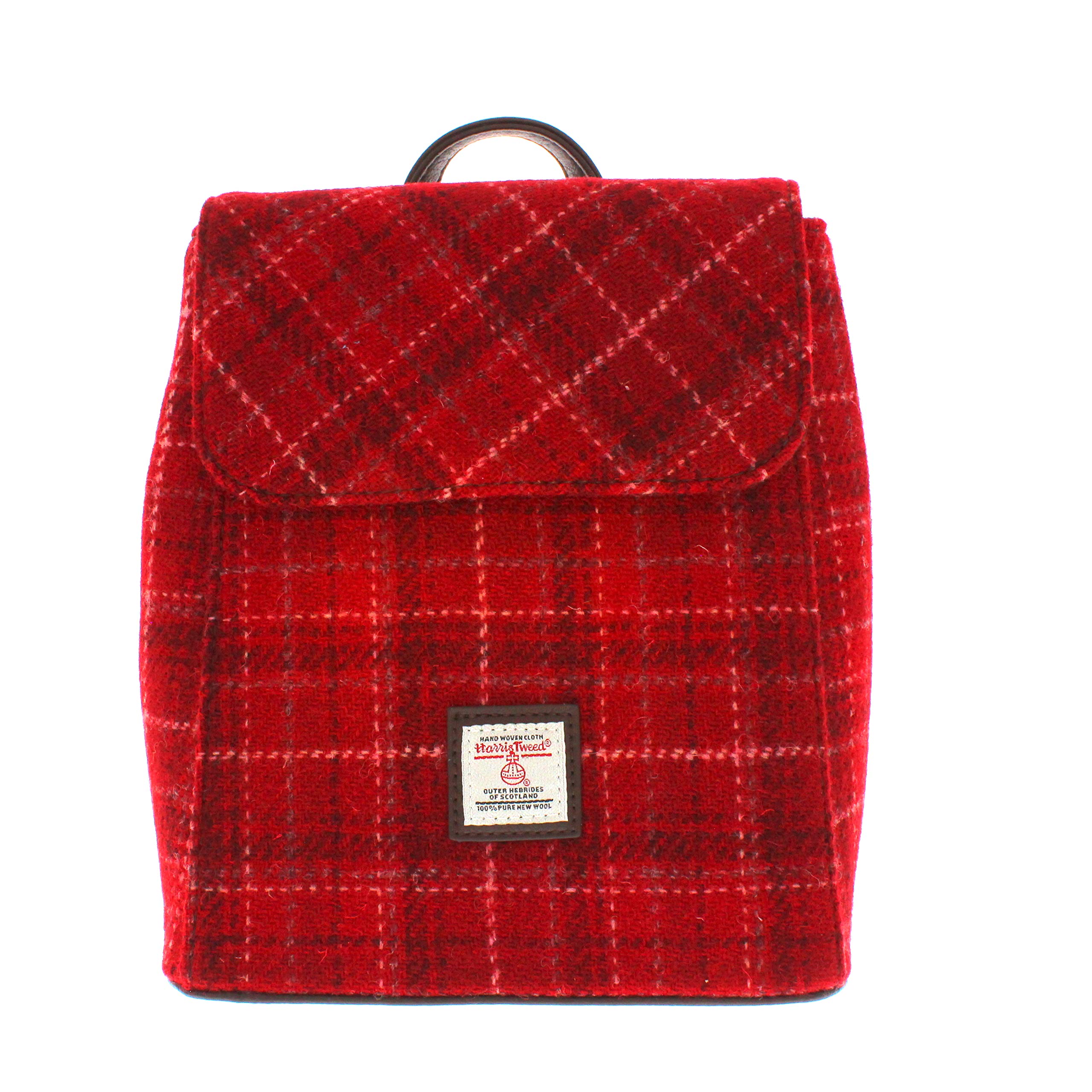 Glen Appin Harris Tweed 'Tummel' Mini Backpack (Colour 15 Green)